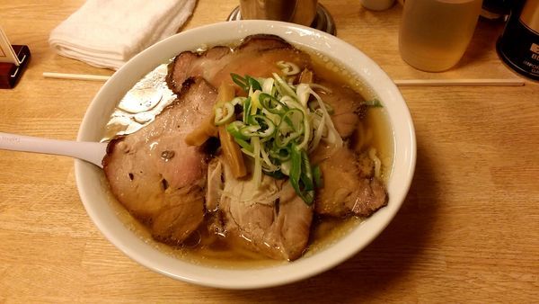 「ラーメン大盛り＋チャーシュートッピング♪プラス餃子」@らーめん餃子専門 一 HAJIMEの写真