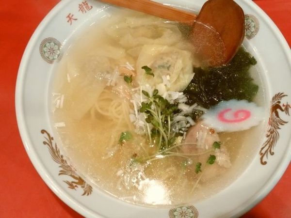 「塩ワンタンメン」@天龍の写真