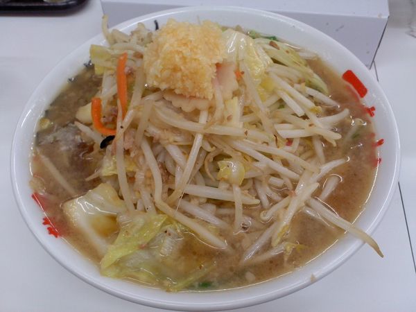 「味噌ラーメン､大盛り」@日高屋 柿生駅前店の写真