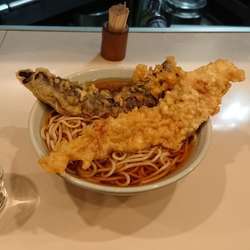 なすとげそでおそば