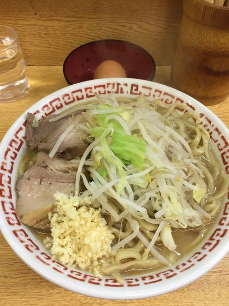 「小 いい卵」@ラーメン二郎 環七新新代田店の写真