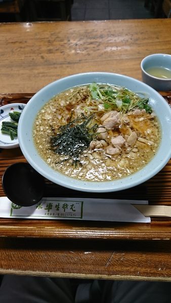 「元祖鳥中華」@手打ち 水車生そばの写真