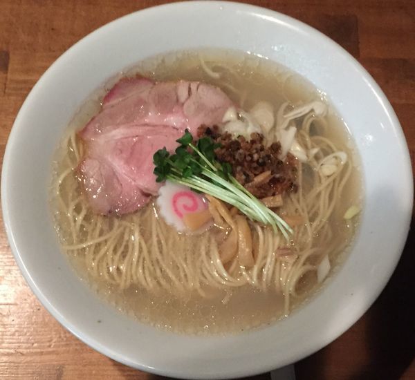 「はまぐり×牡蠣ラーメン(塩)1080円他」@麺酒処 ふくろうの写真