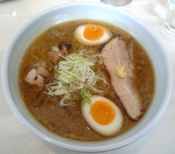 「みそ 味玉」@眞麺 穂高の写真