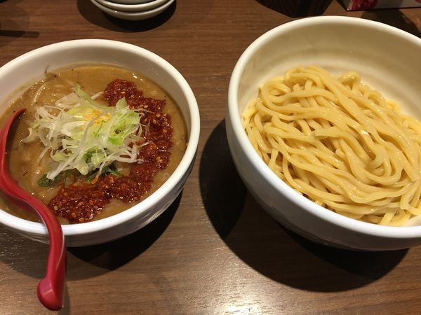 「辛味噌つけめん」@らーめん 蓮の写真