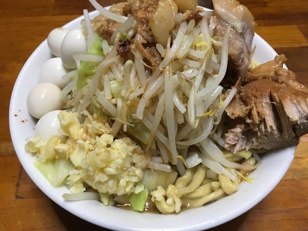 「たま 小ラーメン うずら 全部」@蓮爾 新町一丁目店の写真