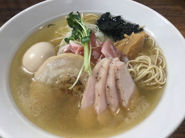 「特製香味塩そば1050円」@三代目 むじゃきの写真