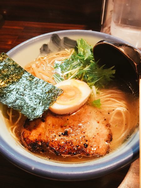 「ゆず塩ラーメン淡麗炙りチャーシュー」@AFURI 恵比寿の写真