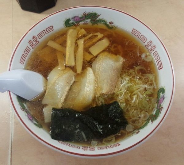「米沢ラーメン600円」@米織観光センター軽食コーナーの写真
