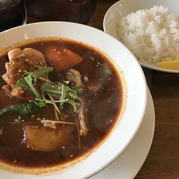 「ランチメニュー（天然塩仕込みチキン）（￥950）」@SPICE RIG 香楽の写真