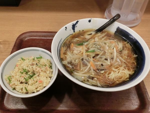 「サンマーメン+ミニ炒飯」@麺処直久 海老名ビナウォーク店の写真