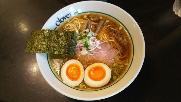 「ニボラーメン味たま (こってり)」@らあめんCloverの写真