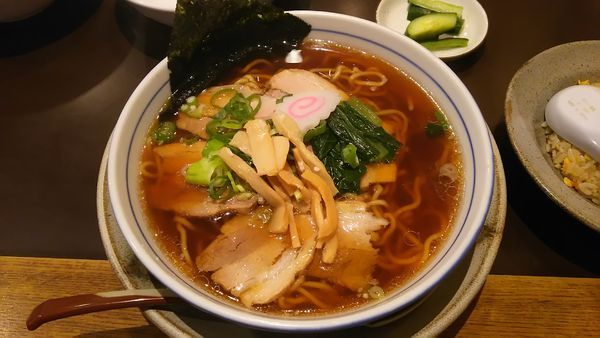 「生姜醤油チャーシューラーメン」@あおきや 長岡インター店の写真