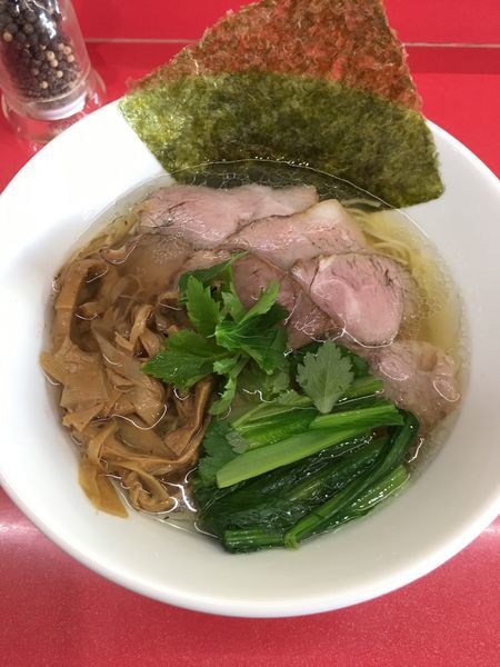 「清湯ラーメン 極 塩」@麺喰屋 澤 江戸川R14号本店の写真