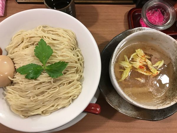 「鯛塩つけ麺」@鯛塩そば 灯花 本店の写真