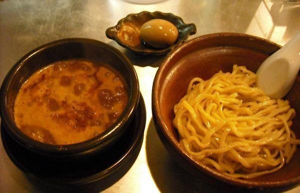 「極濃海老つけ麺 味玉」@紅蓮の写真