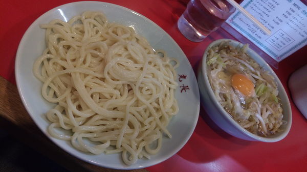 「やさいたまごつけめん」@丸長 目白店の写真