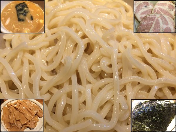 「つけ麺＋全部」@麺屋吉左右の写真