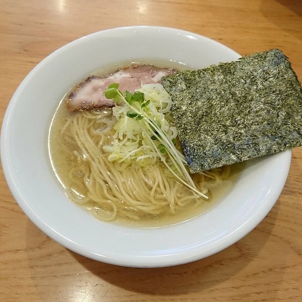 「煮干中華そば 塩  @600円」@中華そば スパンキーの写真