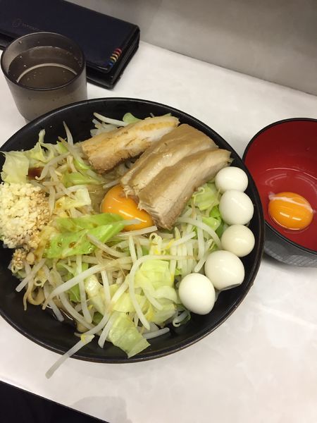 「まぜそば」@魔人豚の写真