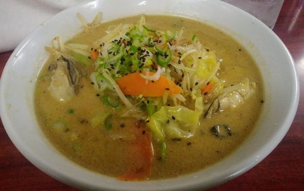 「カキ味噌ラーメン」@九州大分ラーメン 麺恋亭 中華街店の写真