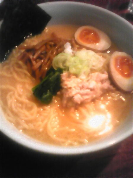 「自然洞ラーメンみそ（大盛）＋味玉」@自然洞 麺舗の写真