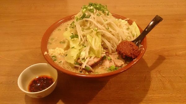 「大白味噌めんじろ980円+麺増し200円」@めんじろの写真