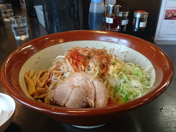 「油そば(1kg)」@ラーメンどでん 大宮店の写真