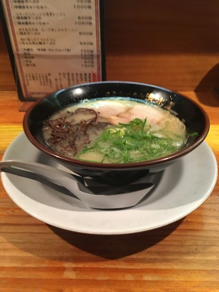 「博多ラーメン600円」@博多ラーメン 清水屋の写真