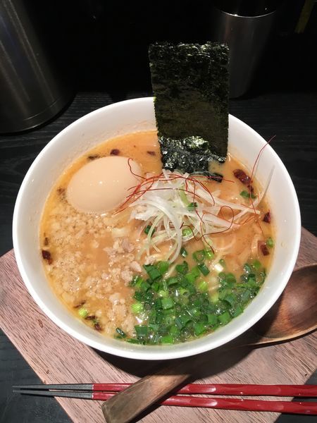 「味玉味噌らー麺  ➕ しめのごはん」@麺 たいせいの写真