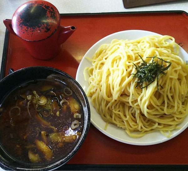 「肉なすつけ麺 大盛」@玉も亭 岩槻店の写真