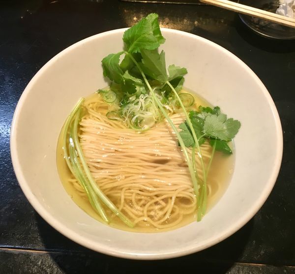 「清湯煮干し蕎麦 800円」@麺s慶の写真