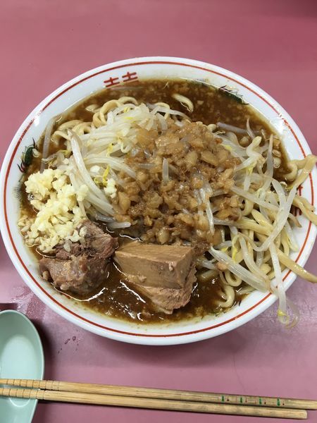 「カレーラーメンし」@ラーメン荘 おもしろい方への写真