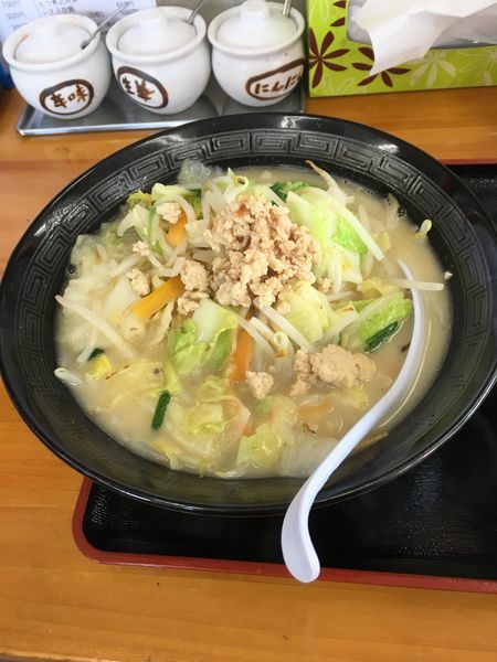 「鶏白湯タンメン」@麺屋ゆらの写真