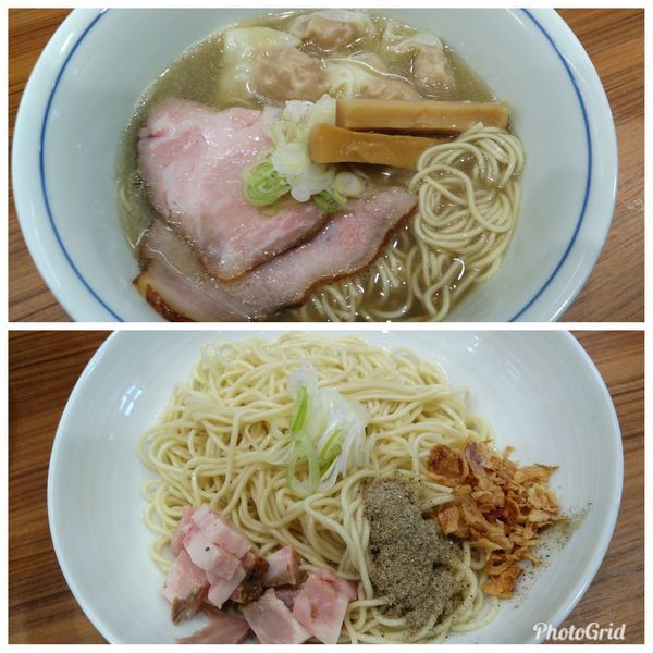 「ワンタン中華そば¥980+味付け替え玉¥200」@中華そば 西川の写真