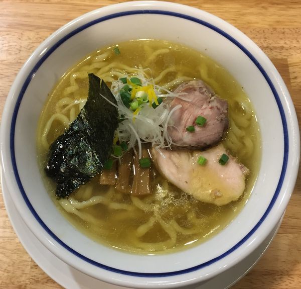 「中華そば塩750円」@手打式超多加水麺 ののくらの写真