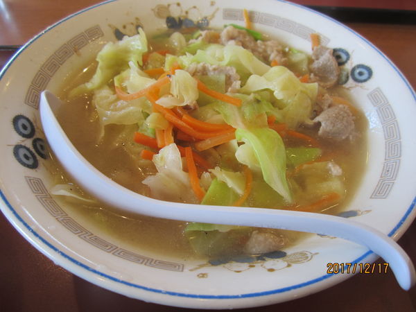 「タンメン５２０円」@山田うどん 新田嘉祢店の写真