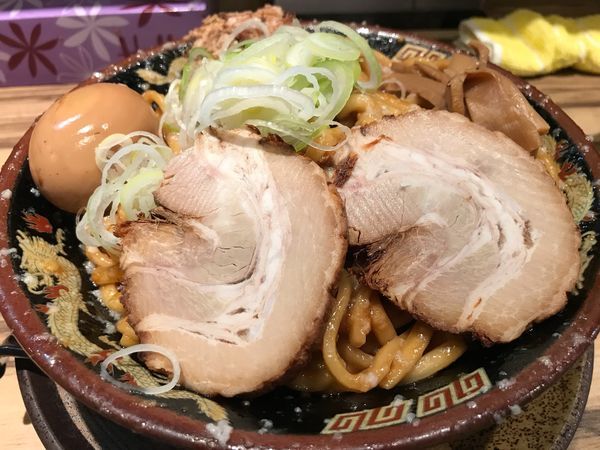 「爆盛油脂麺 880円」@らーめん 平太周 味庵 西大島店の写真