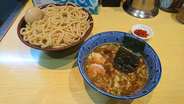 「辛あつ+味玉(クーポンサービス)」@くり山の写真