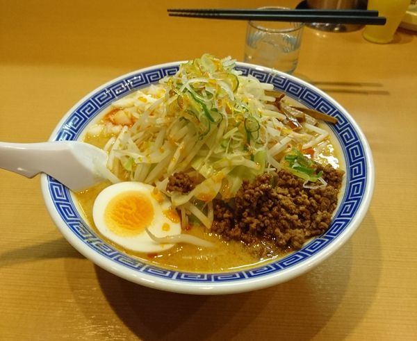 「１２月限定 あってり担々麺」@常勝軒 本庄店の写真