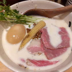 【らの道カレーランブル】牛のキーマカレー×牛白湯