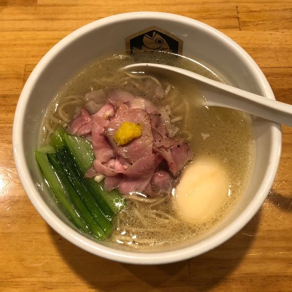 「味玉真鯛らーめん ¥900」@真鯛らーめん 麺魚の写真