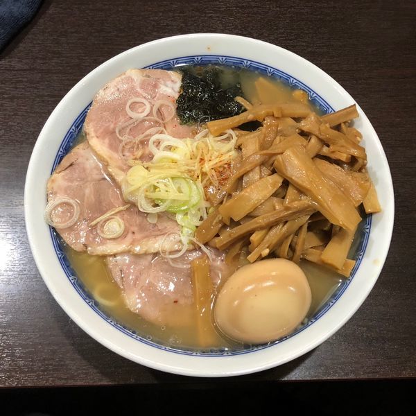 「塩ラーメン  チャーシュー ＆メンマ＆味玉 ¥1,500」@中華そば べんてんの写真