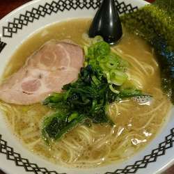 豚骨醤油ラーメン　細麺