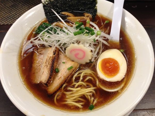 「【目黒限定】中華そば極み」@銀座 朧月 目黒処の写真