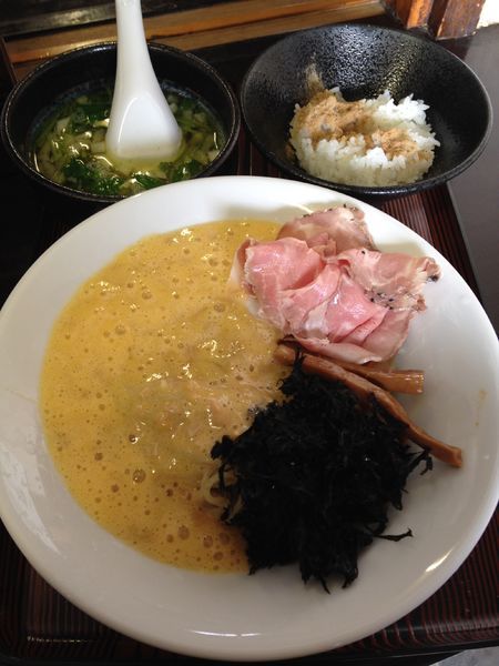 「納豆煮干つけそば 900円」@と多゛食堂の写真