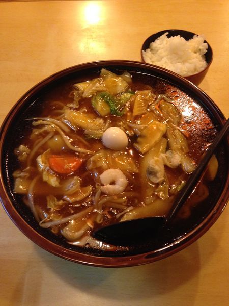 「五目らーめん 半ライス」@大龍の写真