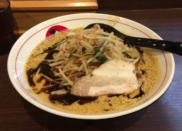 「ボウボウラーメン黒 3辛」@ボウボウラーメン かそりの写真