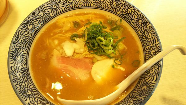 「濃厚煮干し鶏白湯ラーメン」@麺屋カモメ亭の写真