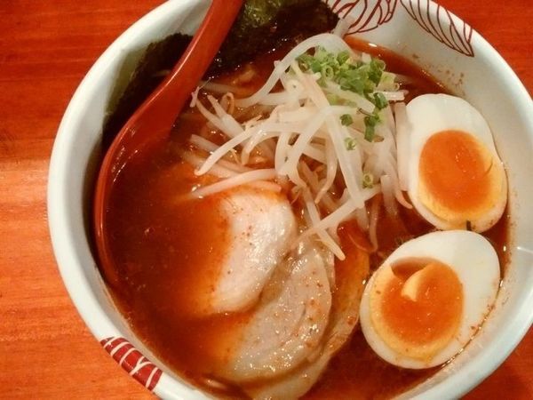 「特製赤いらーめん」@麺処 あす花の写真